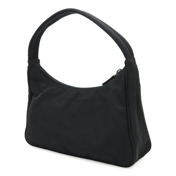 PRADA Prada Triangle Pouch Handbag - Nylon NERO Black MV519 - Picture 3 of 7